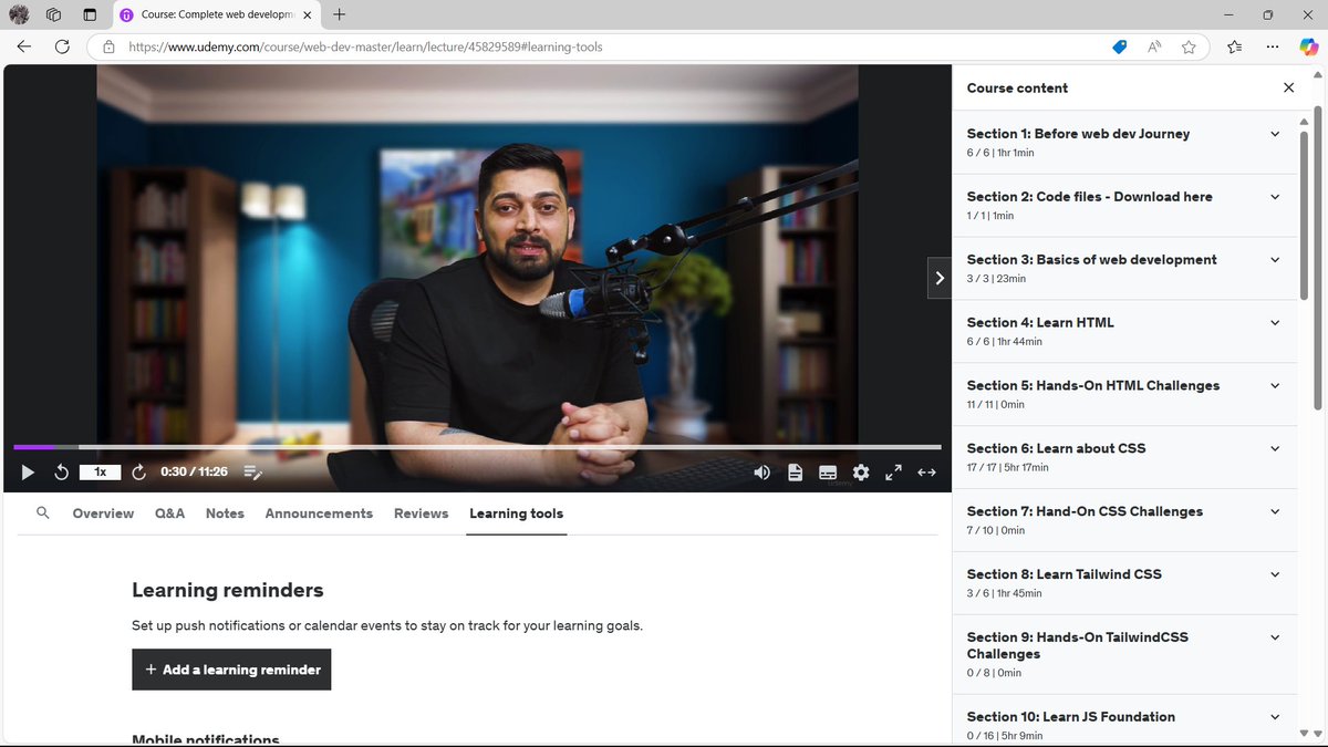DEB00___'s tweet image. Excited to announce that I&apos;ve just purchased a Fullstack Web Development course on Udemy by Hitesh Choudhary! Looking forward to learning new things and enjoying this journey with Hitesh Sir&apos;s expert guidance. #webdev #programming #learningtocode

Let&apos;s dive in and code on! 🚀✨