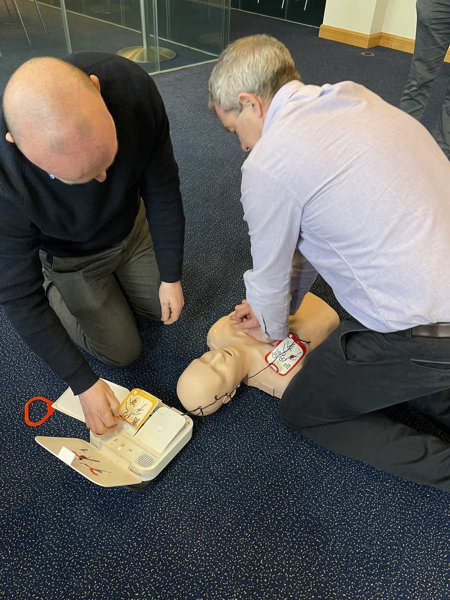 ❤️<a href="/AtTHOTG/">At the Heart of the Game</a> was in Cookstown to deliver CPR and AED training to <a href="/UlsterBankNI/">Ulster Bank</a> 🏦
This empowers the staff to act confidently in high-pressure situations, saving lives. Strengthen your company's reputation as a responsible, caring organisation by contacting: attheheartofthegame.co.uk