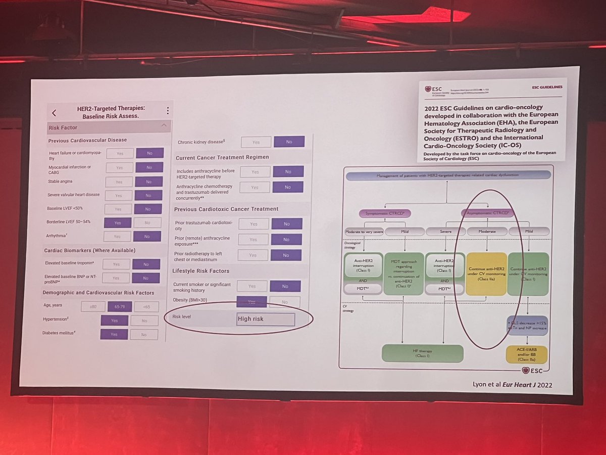 Ayisha Khan-Kheil (@khankheil88) on Twitter photo Great start to <a href="/BSHeartFailure/">British Society for Heart Failure #theFword</a> 2024 with a session on cardio oncology <a href="/dr_manisty/">Charlotte Manisty</a> <a href="/williammoody/">William Moody</a> <a href="/ninianlang/">Ninian Lang</a>
➡️ permissive cardio toxicity - how can we enable our pts to continue therapies
➡️risk stratify your pts
➡️is the trop rise significant?
#BSH2024 <a href="/escardio/">European Society of Cardiology</a> <a href="/global_wic/">Global Women In Cardiology (WIC) - Early Career</a> Great start to <a href="/BSHeartFailure/">British Society for Heart Failure #theFword</a> 2024 with a session on cardio oncology <a href="/dr_manisty/">Charlotte Manisty</a> <a href="/williammoody/">William Moody</a> <a href="/ninianlang/">Ninian Lang</a>
➡️ permissive cardio toxicity - how can we enable our pts to continue therapies
➡️risk stratify your pts
➡️is the trop rise significant?
#BSH2024 <a href="/escardio/">European Society of Cardiology</a> <a href="/global_wic/">Global Women In Cardiology (WIC) - Early Career</a>