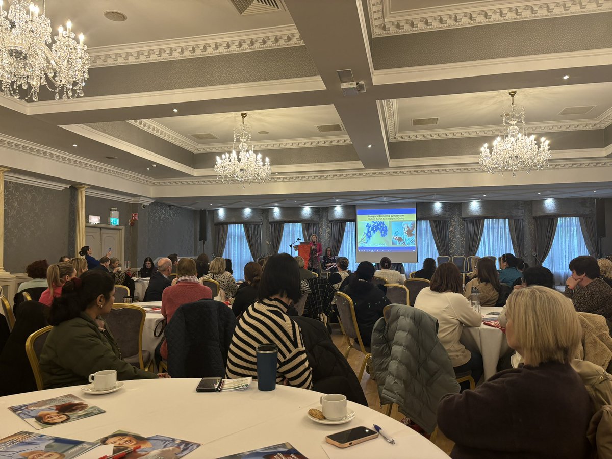 NoreenGalvin6's tweet photo. Inaugural Dementia Symposium. ….and we’re off. Looks like a really promising line up. Great opps for collaboration and networking https://t.co/OJv412PUYy
