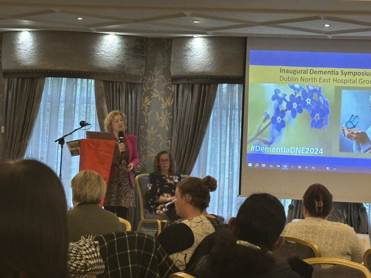 NoreenGalvin6's tweet photo. Inaugural Dementia Symposium. ….and we’re off. Looks like a really promising line up. Great opps for collaboration and networking https://t.co/OJv412PUYy