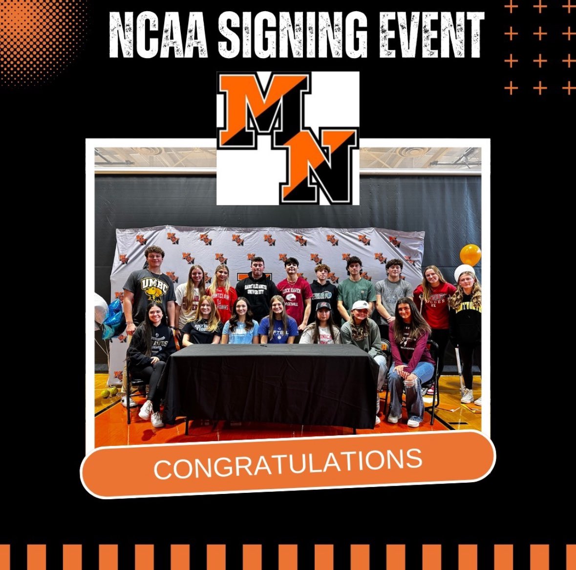 What a great event celebrating some of our amazing student athletes. Congrats and best of luck on your athletic journeys. Know that North Nation will be cheering you on every step of the way! #WeAreMiddNorth #MTPSpride