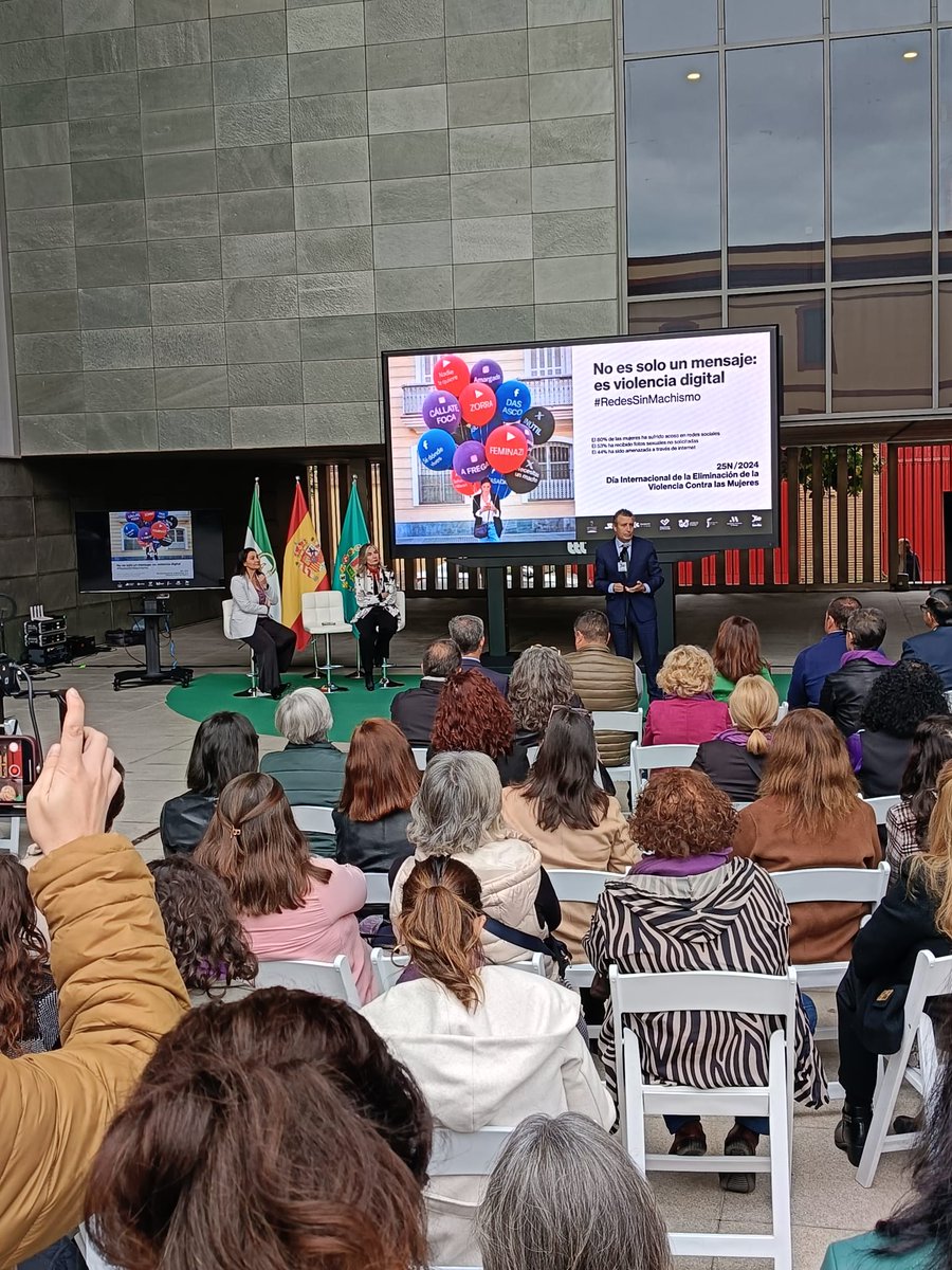 Hoy no encontramos en el acto de presentación de la campaña del 25N de la @dipusevi #ViolenciasMachistas #ViolenciaDeGénero #Visibilizar #25N #Sevilla #Campaña #Amuvi #Andalucía
