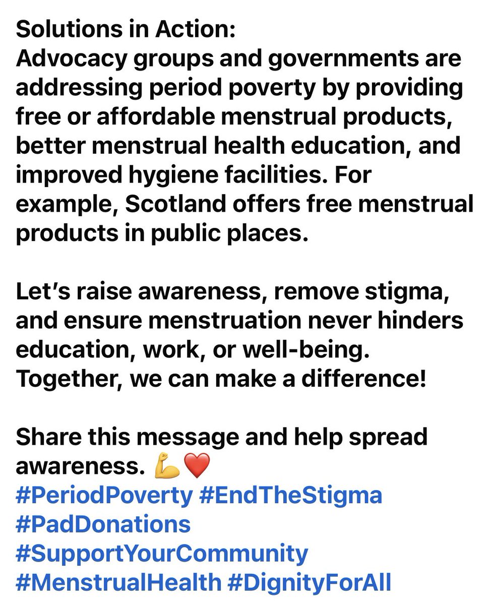 #periodpoverty #endthestigma #paddonationss #menstrualhealth #dignityforall