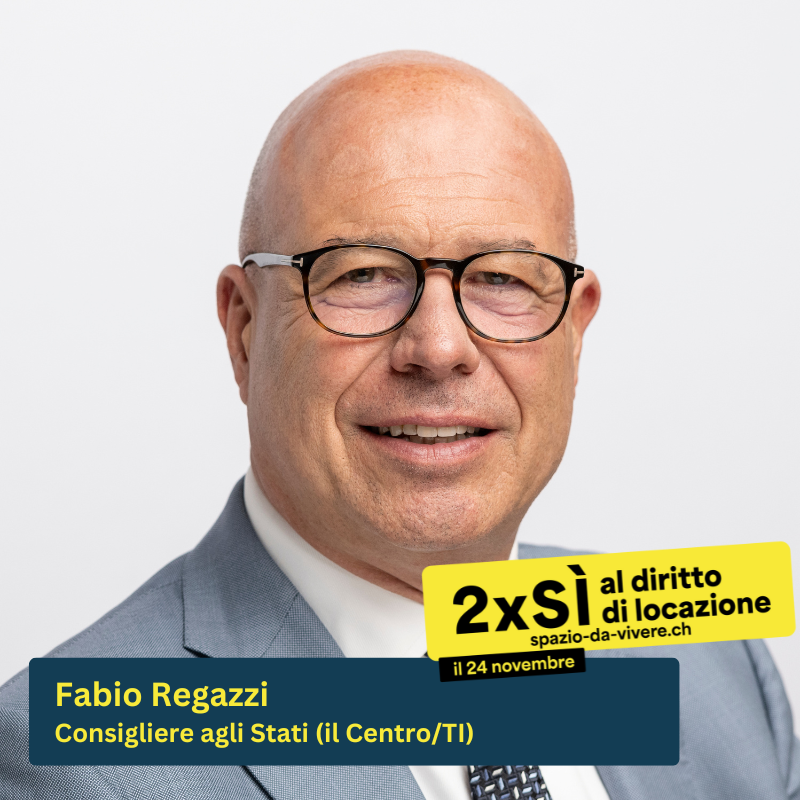 Fabio Regazzi vota 2 x SÌ al diritto di locazione il 24 novembre!

📬Vota 2 x SÌ al diritto di locazione - ora in un ufficio elettorale vicino a te!

✅Contro gli abusi ✅Per regole giuste!
1 x SÌ alla #Sublocazione e 1 x SÌ al #BisognoPersonale

#dirittodilocazione