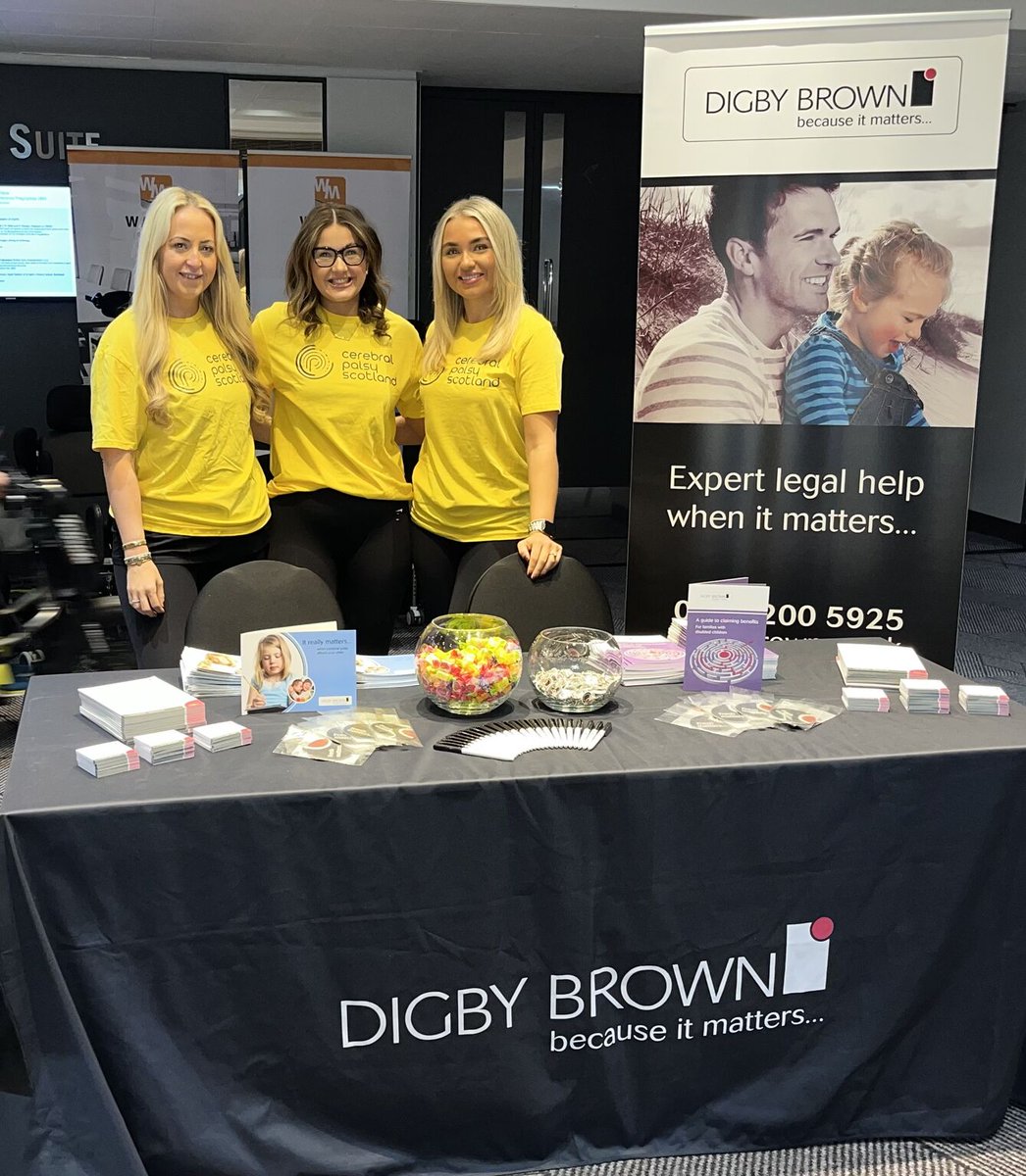 Digby Brown LLP (@digbybrownllp) on Twitter photo The <a href="/CpScotland/">Cerebral Palsy Scotland</a> Conference saw a team from Glasgow helping attendees receive the appropriate support to access the event, exhibition and speaker sessions 💚
#OurCommunitiesMatter
⤵️ The <a href="/CpScotland/">Cerebral Palsy Scotland</a> Conference saw a team from Glasgow helping attendees receive the appropriate support to access the event, exhibition and speaker sessions 💚
#OurCommunitiesMatter
⤵️