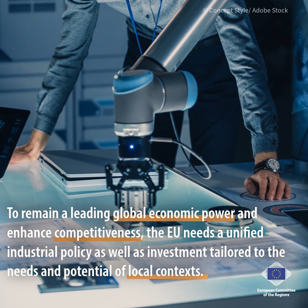 🏦Just adopted at the #CoRplenary: Opinion "The future of the single market and the EU’s competitiveness" by rapporteur <a href="/volgmartijn/">Martijn van Gruijthuijsen</a>.
<a href="/RenewEuropeCoR/">Renew Europe CoR</a>