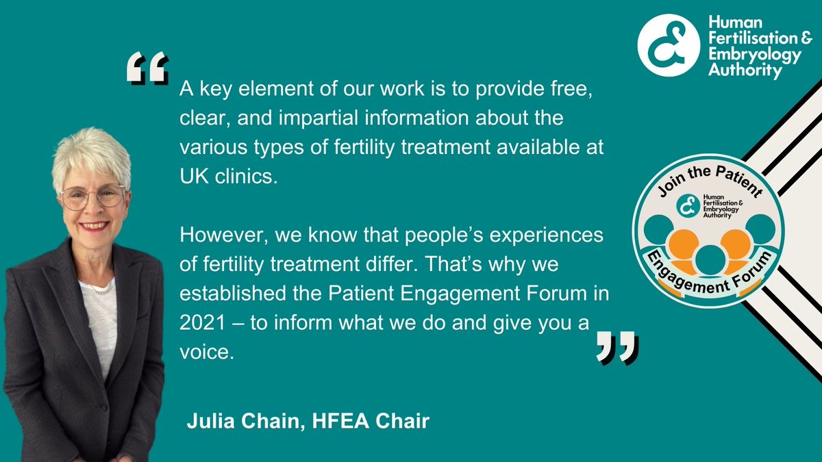 Human Fertilisation & Embryology Authority (HFEA) tweet media