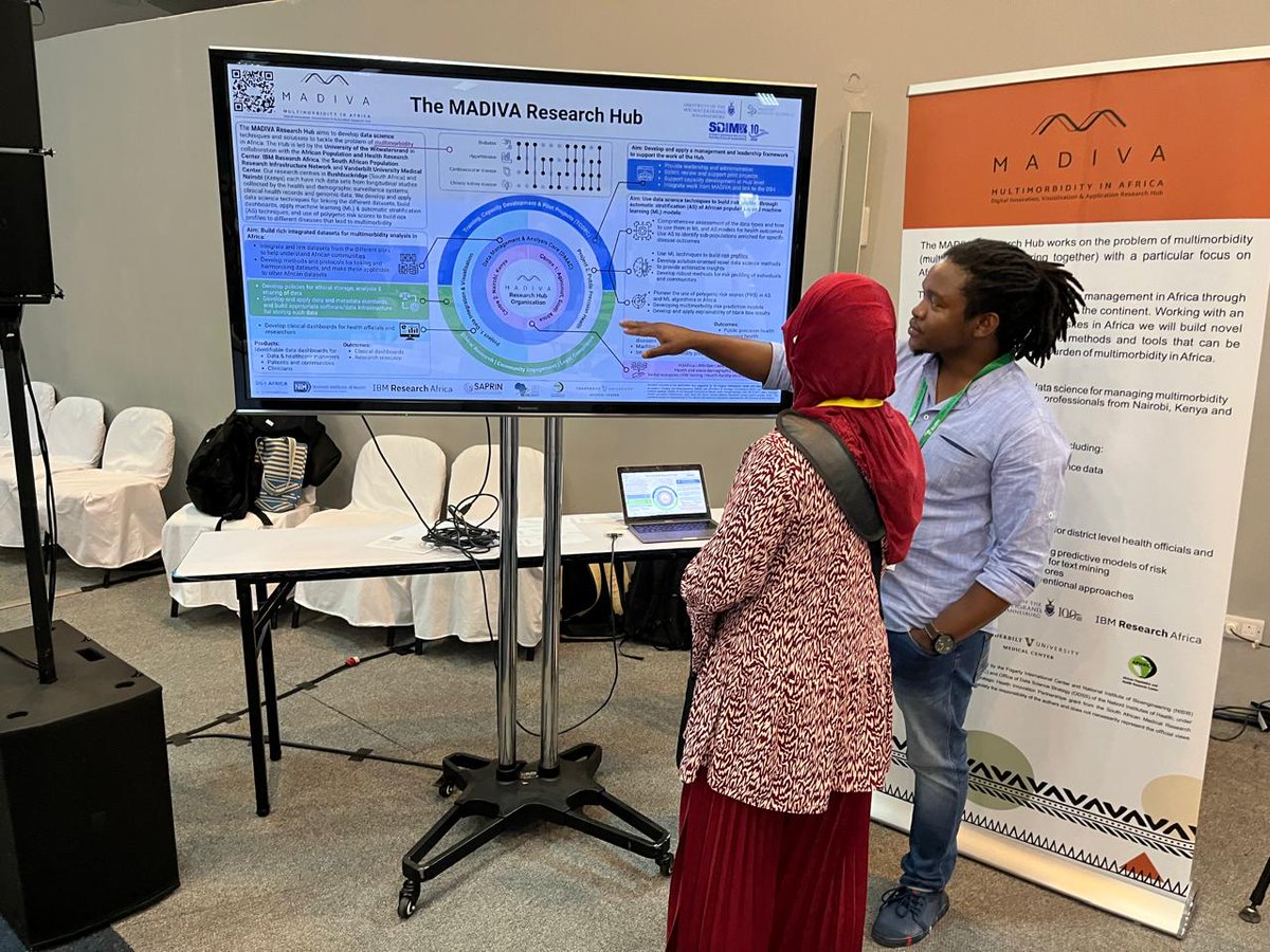 MADIVA Research Hub (@madiva_dsi) on Twitter photo Connecting with <a href="/DSI_Africa/">DS-I Africa</a> colleagues around the globe this week at the annual DS-I Africa Consortium event. Dr Phelelani Mpangase, below, and other members of the MADIVA team presented some of the great work currently in play at Monday's networking event. Connecting with <a href="/DSI_Africa/">DS-I Africa</a> colleagues around the globe this week at the annual DS-I Africa Consortium event. Dr Phelelani Mpangase, below, and other members of the MADIVA team presented some of the great work currently in play at Monday's networking event.