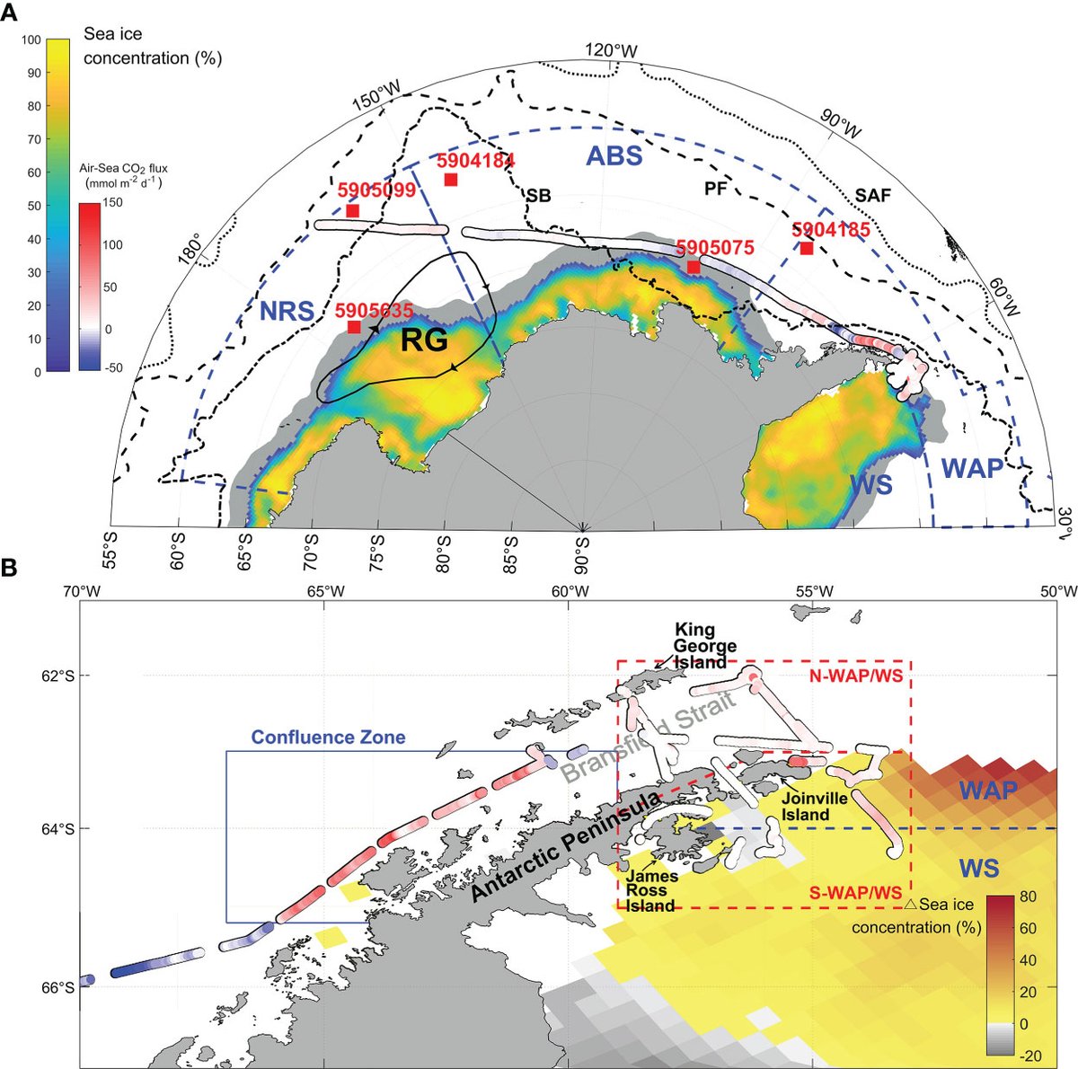 Ahra Mo et al.* clear out the leaves to look at the air-sea CO₂ flux of the Pacific sector of the Southern Ocean in austral Autumn.

doi.org/10.3389/fmars.…

#SouthernOcean #co2 #flux

*K Park, J Park, D Hahm, K Kim, Y H Ko, J L Iriarte, J-O Choi, T-W Kim