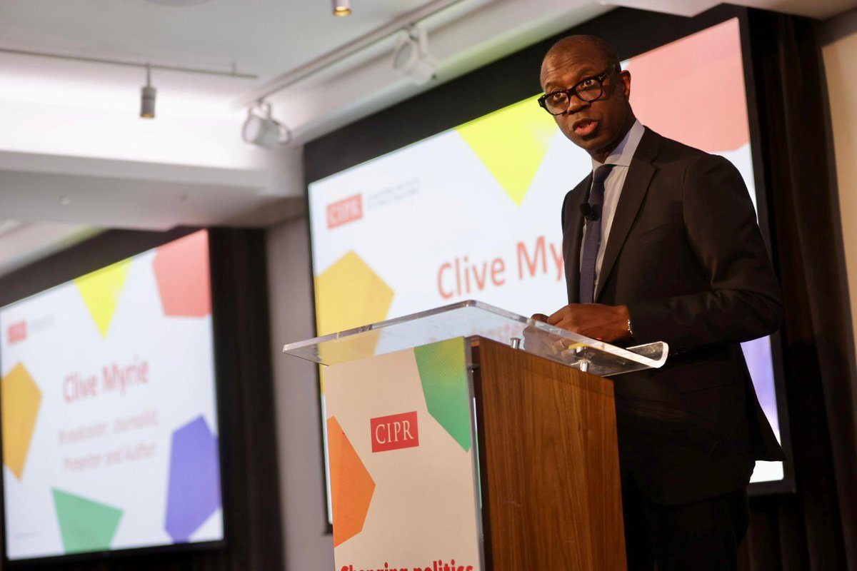 Chartered Institute of Public Relations (@cipr_global) on Twitter photo “What if things calm down in 2025 and we stop chasing the next big story on the horizon? That's where sensible, sober reporting must come in, going deeper than the diet of headline and news stories.”
<a href="/CliveMyrieBBC/">Clive Myrie</a> on the importance of a strong media at #CIPRConf24 “What if things calm down in 2025 and we stop chasing the next big story on the horizon? That's where sensible, sober reporting must come in, going deeper than the diet of headline and news stories.”
<a href="/CliveMyrieBBC/">Clive Myrie</a> on the importance of a strong media at #CIPRConf24