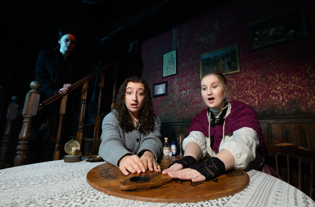 Faculty of Humanities, Arts & Social Sciences (@uniofexeterhass) on Twitter photo Professor Richard Noakes (<a href="/HaSSCornwall/">UoE Humanities & Social Sciences Cornwall</a> ) embraced Halloween as a consultant for London Dungeon's 'Sinister Séance' from 18th Oct - 3rd Nov. Visitors enjoyed spine-chilling mediums, Ouija boards, and spirit manifestations, enhanced by his expertise. Professor Richard Noakes (<a href="/HaSSCornwall/">UoE Humanities & Social Sciences Cornwall</a> ) embraced Halloween as a consultant for London Dungeon's 'Sinister Séance' from 18th Oct - 3rd Nov. Visitors enjoyed spine-chilling mediums, Ouija boards, and spirit manifestations, enhanced by his expertise.