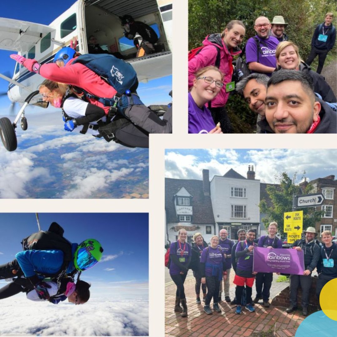 Rainbows Hospice (@rainbowshospice) on Twitter photo Does your company have a Charity of the Year scheme?😀
Company support is crucial to us raising funds and brings your team together to do something truly amazing for our families.
Get in touch with us on corporateteam@rainbows.co.uk to discuss!🌈 Does your company have a Charity of the Year scheme?😀
Company support is crucial to us raising funds and brings your team together to do something truly amazing for our families.
Get in touch with us on corporateteam@rainbows.co.uk to discuss!🌈