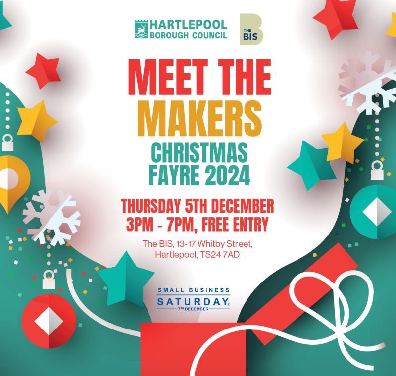Exciting News!

The BIS is hosting a Meet The Makers Christmas Fayre on Thursday 5th December, 3pm - 7pm! 

This free-entry event will showcase some of the best local small businesses selling their products, just in time for Christmas!