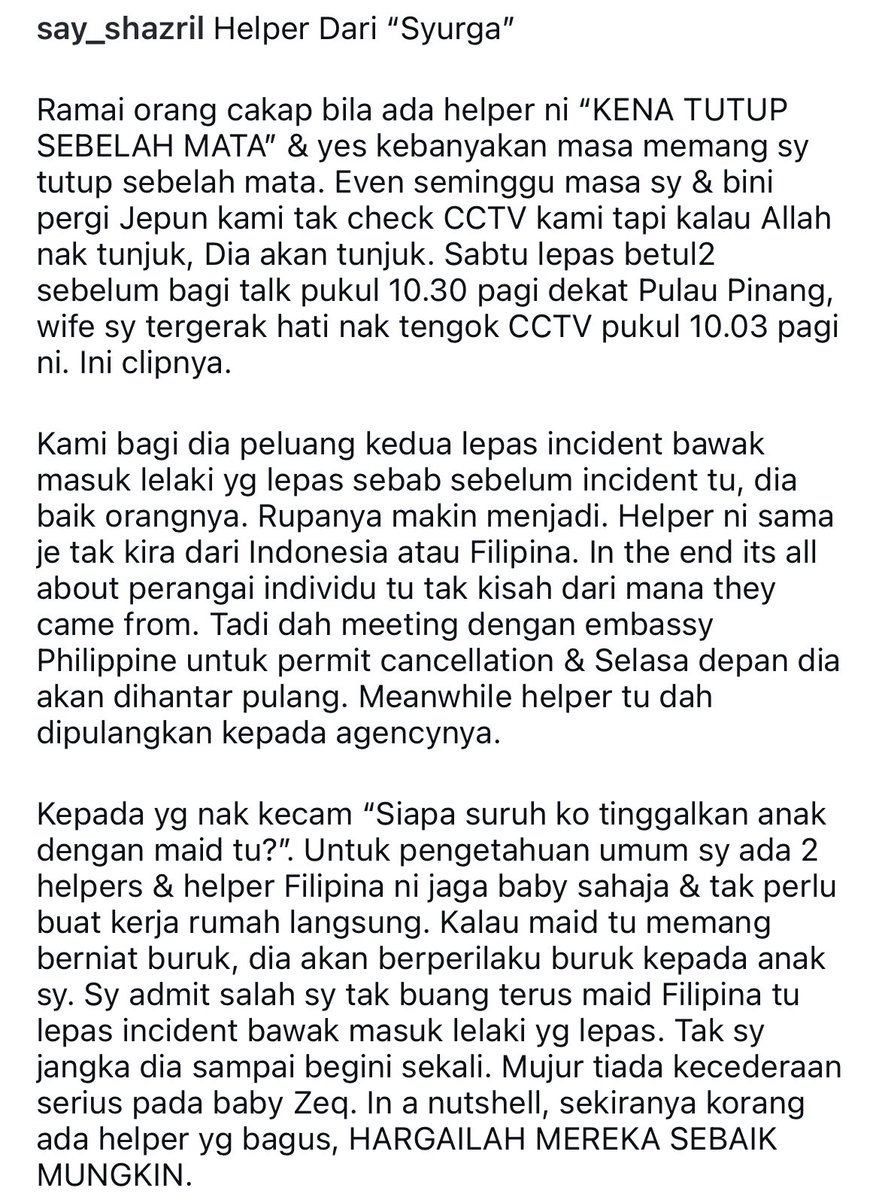localrkyt's tweet image. Maid ni mental ke apa? 🤬

Dugaan betul Dr say &amp;amp; wife dia dengan helper bermasalah. Haritu bawa jantan tak guna masuk rumah, ni masalah lain pula.