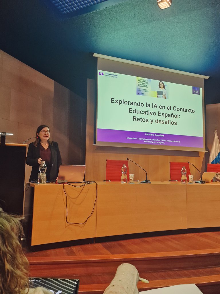 Sebastián Martín | EdTech 🚀 (@sebasmarting) on Twitter photo <a href="/carina211/">Carina González</a> sobre los retos de la #IA en el contexto educativo español
<a href="/itedresearchg/">iTED Research Group</a> <a href="/Edullab/">EDULLAB | Tecnología Educativa 🤖💻</a> <a href="/carina211/">Carina González</a> sobre los retos de la #IA en el contexto educativo español
<a href="/itedresearchg/">iTED Research Group</a> <a href="/Edullab/">EDULLAB | Tecnología Educativa 🤖💻</a>