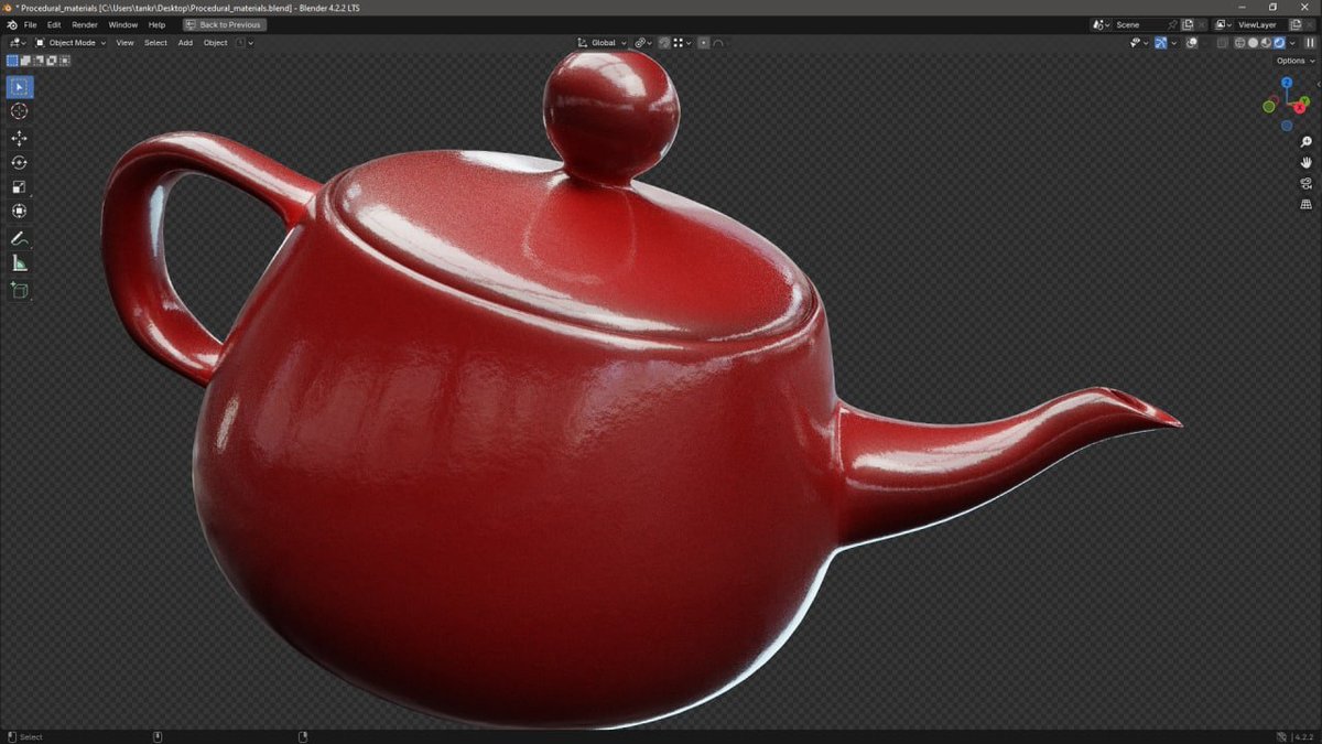 Tankred_Daeron's tweet image. Three new procedural customizable ceramic materials.

#blender3D #3D #ProceduralMaterial #Procedural #b3d