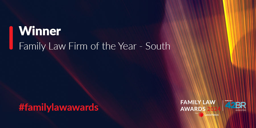 We are delighted to announce that we were named as Family Law Firm of the Year - South at the Family Law Awards. Congratulations to our talented and dedicated team! 🎉

Many thanks to everyone at the #FamilyLawAwards and <a href="/LexisNexisUK/">LexisNexisUK</a> for a wonderful evening.

#FLA2024 #FamilyLaw