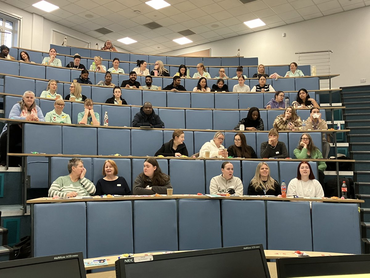 Today is our HCSW Care Excellence conference #MakingADifference <a href="/GEHNHSnews/">George Eliot Hospital NHS Trust</a> <a href="/GEH_HCA/">GEH-HCA</a> 
A fun packed morning with Support Worker speakers, SDM council projects, Improving patient care reducing deconditioning &amp; A&amp;A
Of course there will be recognition and Fun👏