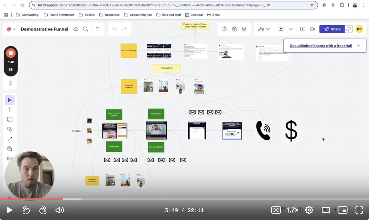 DjPanfili's tweet image. This new 'demonstrative' funnel is doing $10k-$20k/day on autopilot with a 7X ROAS (100% cold traffic)   

I just filmed a 22 minute loom breaking down exactly how we built it

Who wants it?
