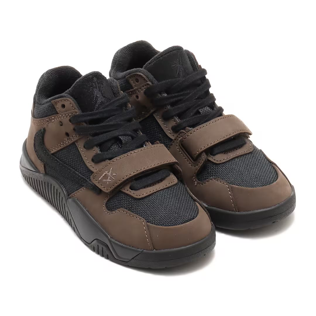 Travis Scott × Nike Jordan Jumpman Jack TR “Black Dark Mocha” が