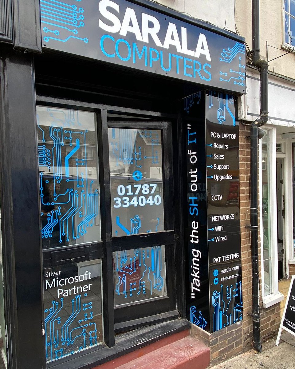 SaralaComputers's tweet image. If you are local to Halstead, why not pop in to see us!

Visit us at;
47a High Street
Halstead
Essex
CO9 2JD
Tel 01787 334040

#saralacomputers #IT #takingtheitoutofcomputers #hardware #software #computersales #computerupgrades #computerrepair #halstead #essex