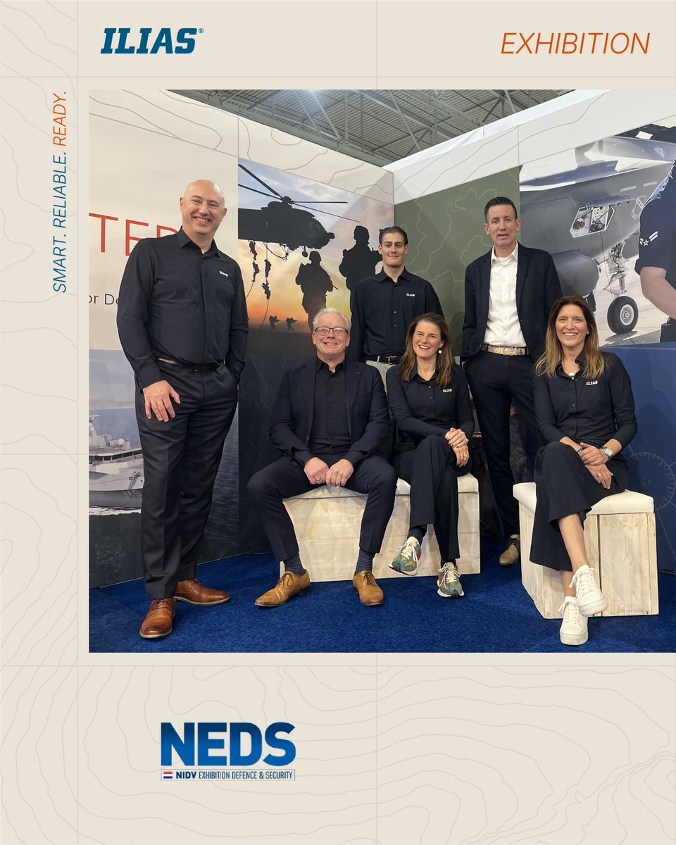Meet the ILIAS Solutions team today at the  #NEDS <a href="/NIDVnews/">NIDV</a>  at booth G1.0. You will meet familiar faces in a completely renewed stand! 
Welcome for the drinks reception at 15:30.