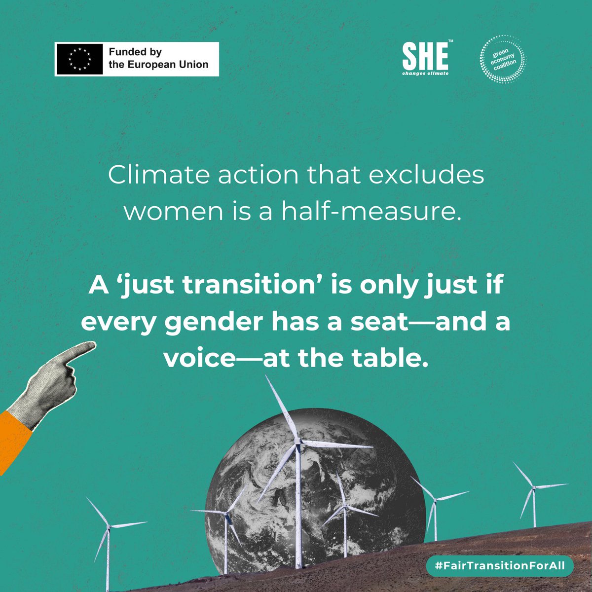 GayoUganda's tweet image. Gender Equity is key to a fair transition!

As #COP29 draws to a close, we’re reminded that excluding women in climate action is a half-measure. Amplifying women’s voices ensures true inclusivity.

Join @sheclimate and advocate for a   #FairTransitionForAll.

#SHEChangesClimate