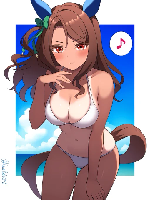 日焼け跡も一流すぎるキングヘイロー②#ウマ娘 #キングヘイロー 