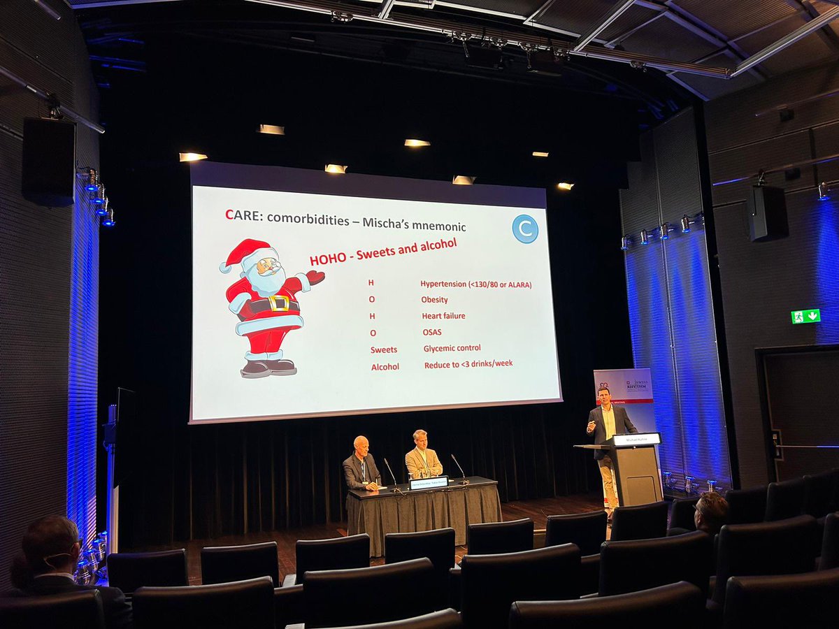 Cheryl Teres (@drcherylteresep) on Twitter photo <a href="/burner994/">burner99</a> kickstarting #Swissrhythm2024 with Micha’s mnemonic a slide we’ll all remember 😀<a href="/escardio/">European Society of Cardiology</a> guidelines on #AFib <a href="/SwissCardio/">SwissCardio</a> <a href="/TobiasReichlin/">Tobias Reichlin</a> EPeeps <a href="/burner994/">burner99</a> kickstarting #Swissrhythm2024 with Micha’s mnemonic a slide we’ll all remember 😀<a href="/escardio/">European Society of Cardiology</a> guidelines on #AFib <a href="/SwissCardio/">SwissCardio</a> <a href="/TobiasReichlin/">Tobias Reichlin</a> EPeeps