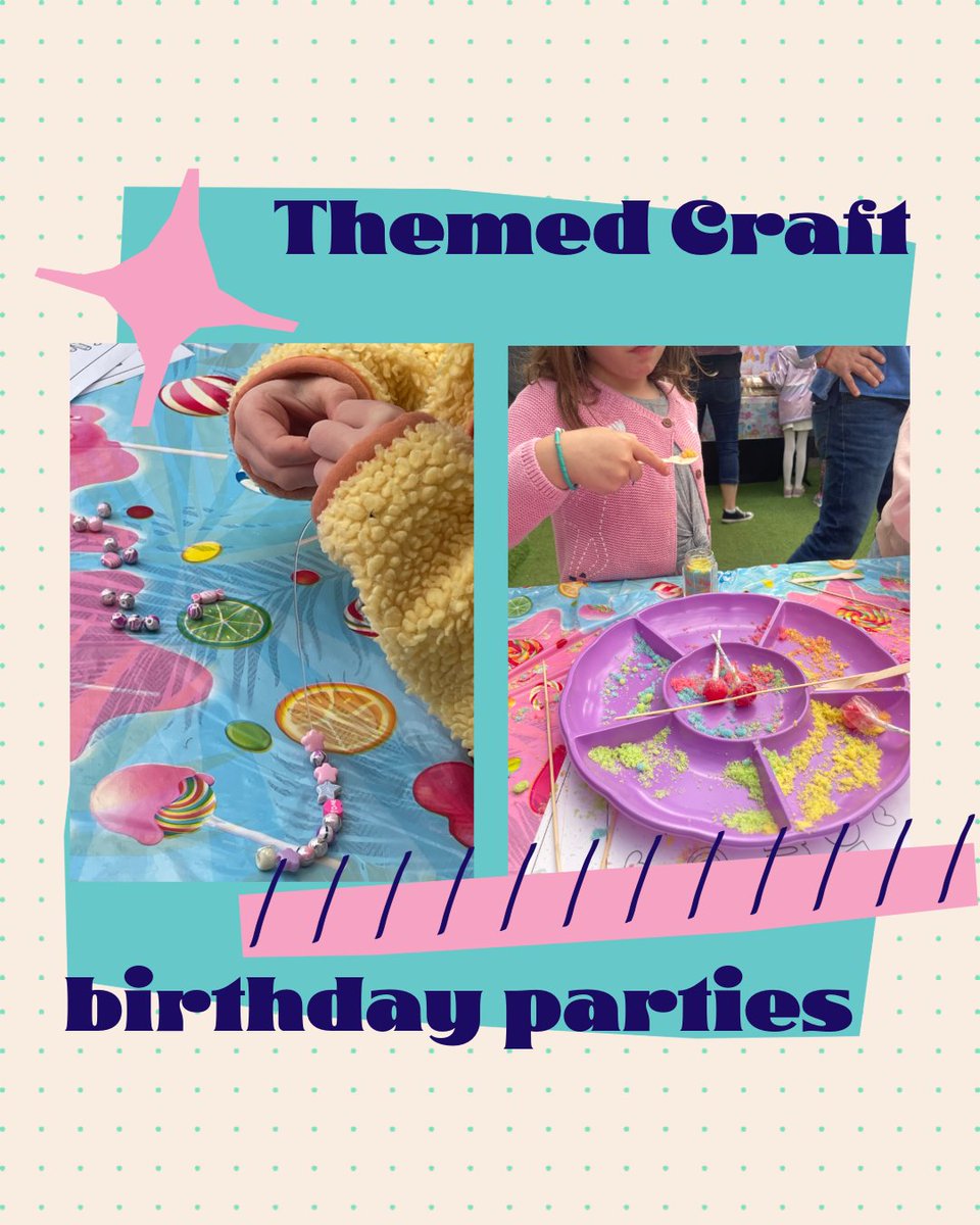 buzzardsnest_lb's tweet photo. If you're unsure what to choose for your event, ask about our themed party packages! From Candy-themed fun to Pirate adventures our packages offer plenty of customisable craft options to fit your interests, time frame, and budget. https://t.co/DJiOUCk2sj