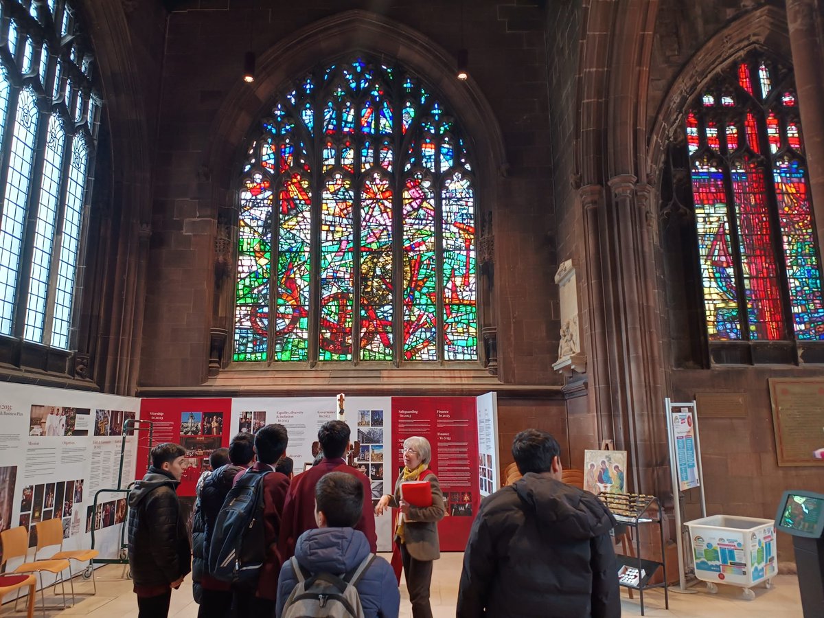 KDGB_'s tweet photo. Year 8 visited @ManCathedral  for Interfaith week, to learn about Chrisitan worship. A wonderful visit to an iconic building.

#InterfaithWeek
#Manchester 
#ManchesterCathedral
#ReligiousStudies https://t.co/fFamQNHoXd