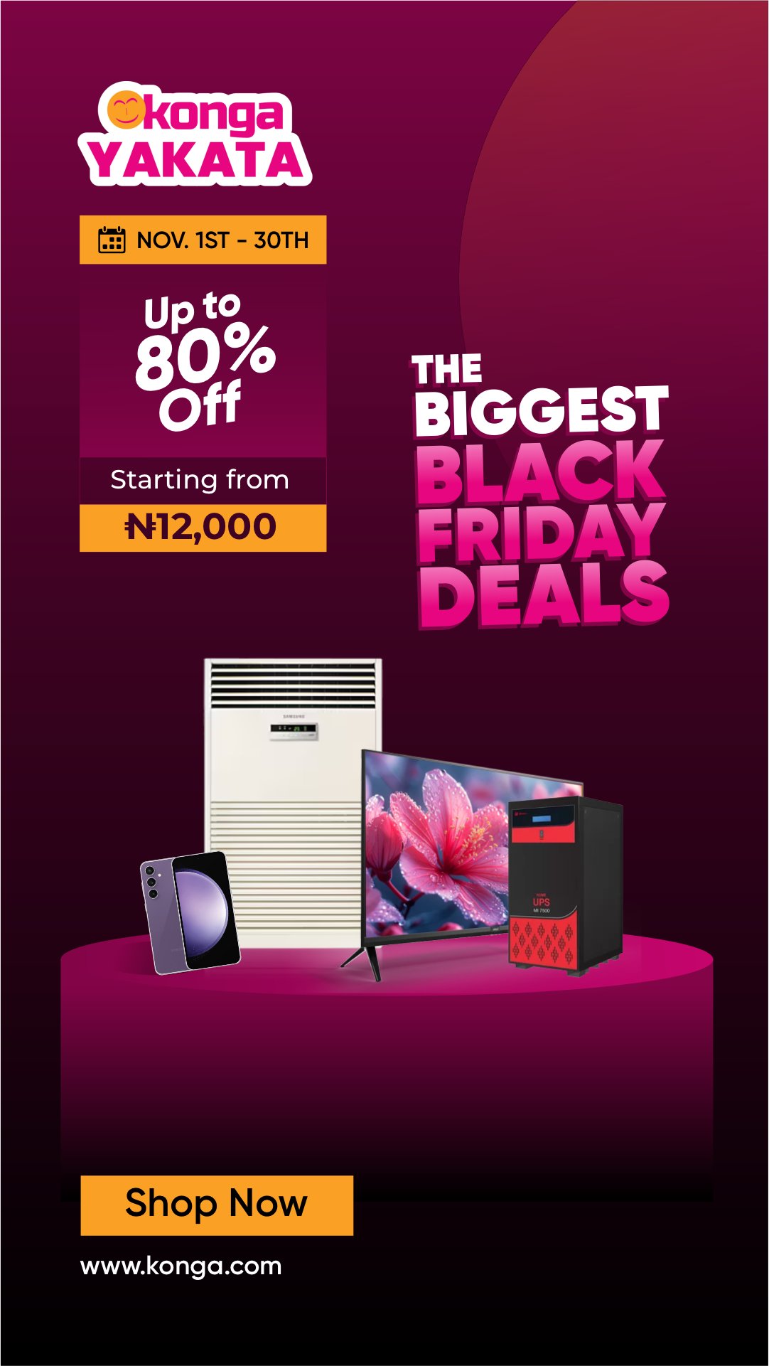 Konga black friday sales