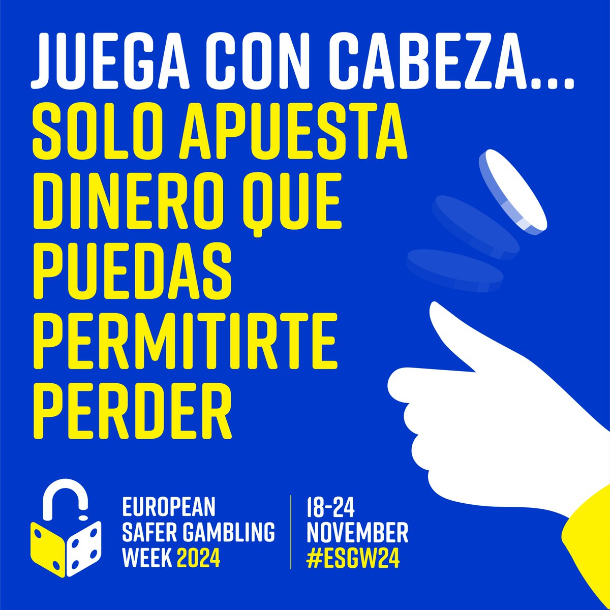 Solo apuesta dinero que puedas permitirte perder

#ESGW24 
#PartyPoker 
#España 

🔞Juega con responsabilidad