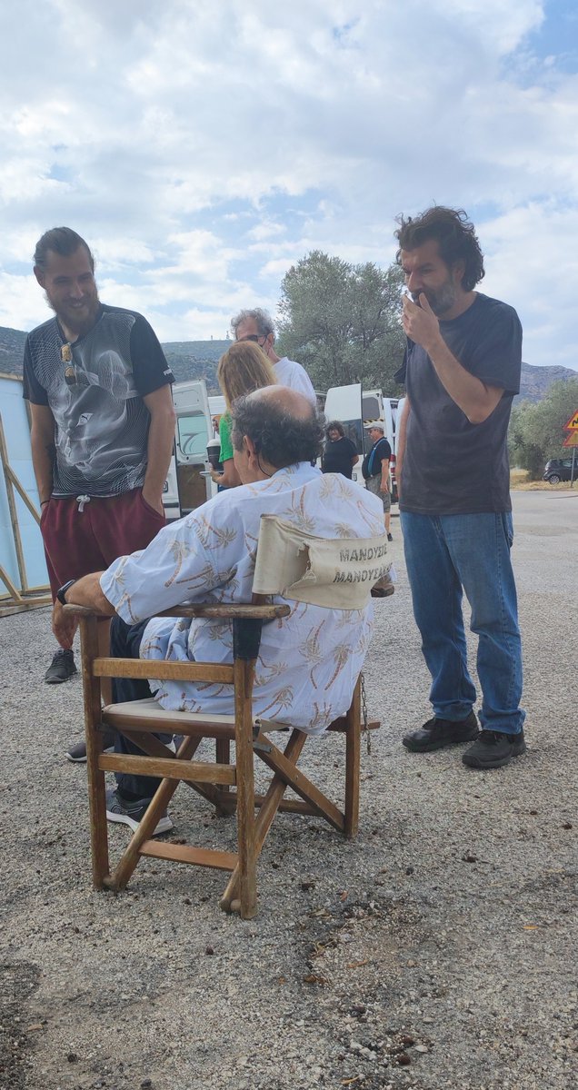 Christiana__'s tweet photo. Από τα γυρίσματα της σειράς  "Κόκκινο Ποτάμι" 

Καλό ταξίδι!

#Μανουσακης 
#Μανουσος_��ανουσακης #ΜανουσοςΜανουσακης https://t.co/mUdgbYiOGk