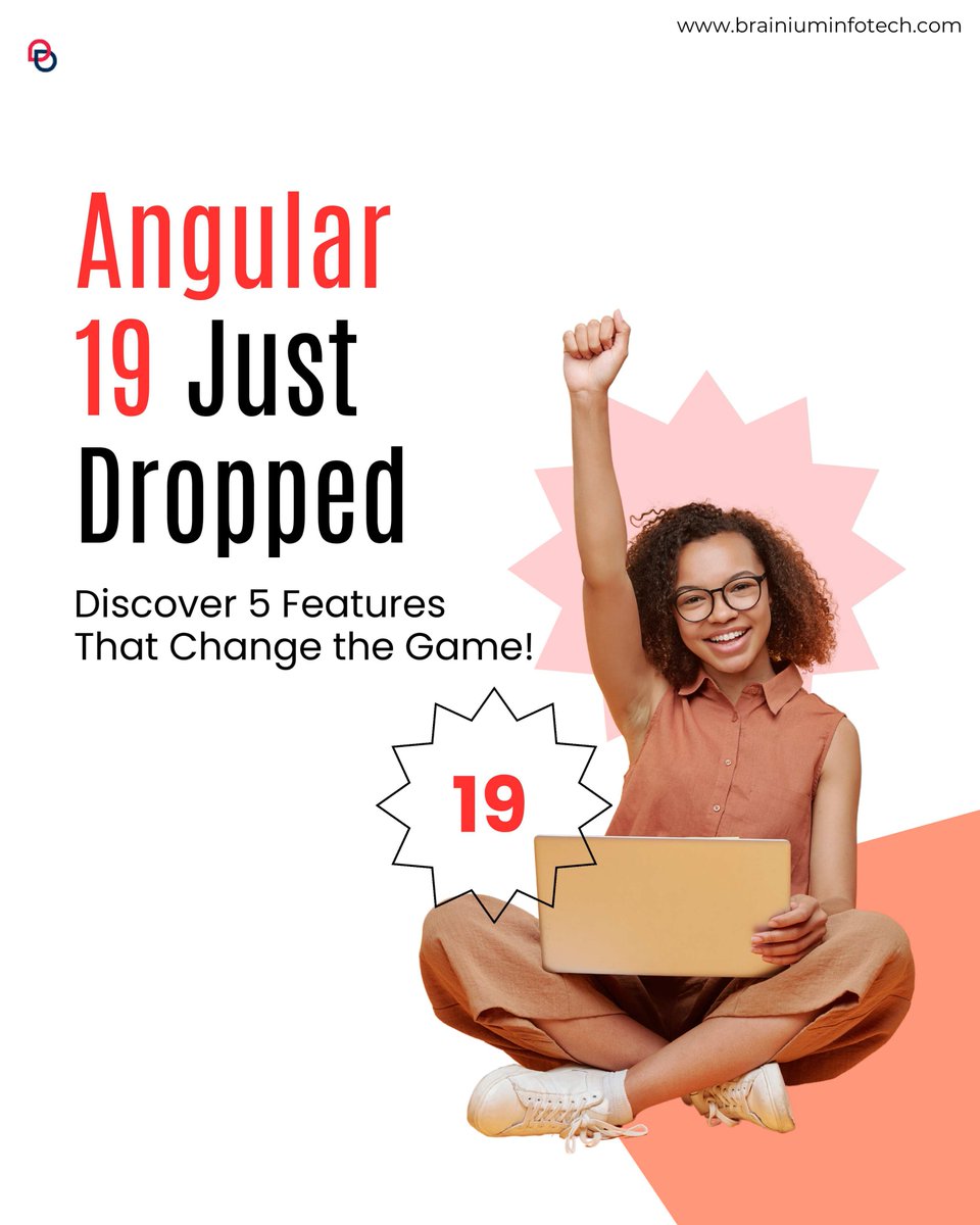 BrainiumIT's tweet image. Angular 19 is here—faster load times, smarter apps!

With Signals API, better code-splitting, &amp;amp; smoother service management, it&apos;s a game-changer for web dev. 

Stay ahead with Brainium!

Need help? Reach out today!

#Angular19 #WebDevelopment #ideateimplementsucceed