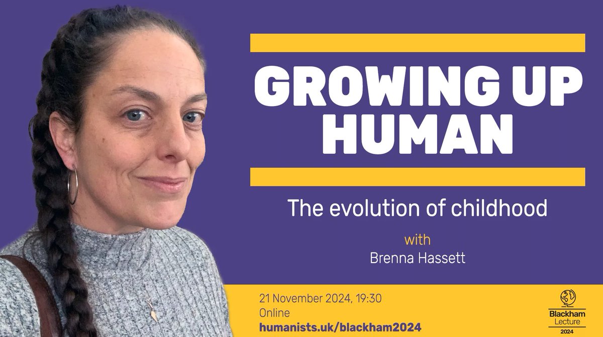 Humanists_UK's tweet image. Why have humans evolved to have longer childhoods compared to other living creatures? 🤔 🧠

Nearly a quarter of our lives is spent maturing into adulthood. When we track our evolutionary history, anthropological science begins to explain this unique feature of our humanity.

In…
