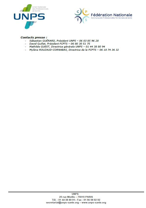 L'Union Nationale des Professionnels de Santé tweet media