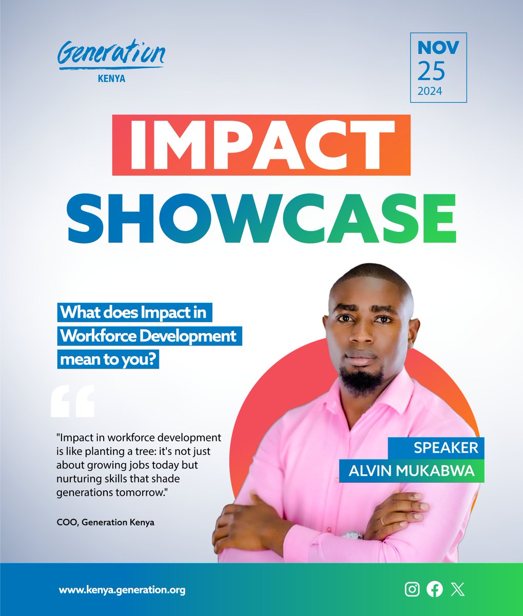 We asked our COO, Alvin Mukabwa, what impact in workforce development means. His response highlights our unwavering commitment to empowering youth through our programs, from training to meaningful workplace opportunities.
#GPKImpactShowcase
#Impact
