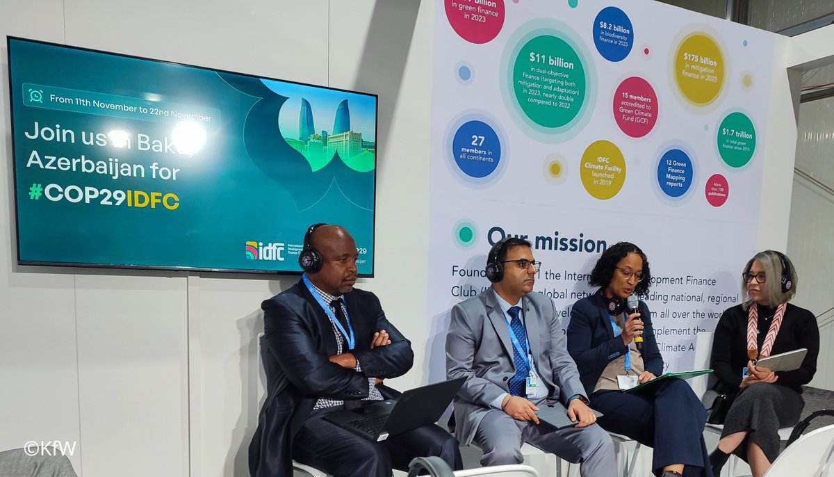 KfW (@kfw_int) on Twitter photo π’ #COP29 debated the global #EnergyTransition with partners from #SouthAfrica, #India, #SouthAmerica <a href="/IDFC_Network/">International Development Finance Club</a> pavilion. β‘ We need global investment, tech innovation, mobilizing venture capital and reducing investment βοΈ KfW's #SDG7 Engagement ποΈ kfw-entwicklungsbank.de/SDG-portal/SDGβ¦ π’ #COP29 debated the global #EnergyTransition with partners from #SouthAfrica, #India, #SouthAmerica <a href="/IDFC_Network/">International Development Finance Club</a> pavilion. β‘ We need global investment, tech innovation, mobilizing venture capital and reducing investment βοΈ KfW's #SDG7 Engagement ποΈ kfw-entwicklungsbank.de/SDG-portal/SDGβ¦