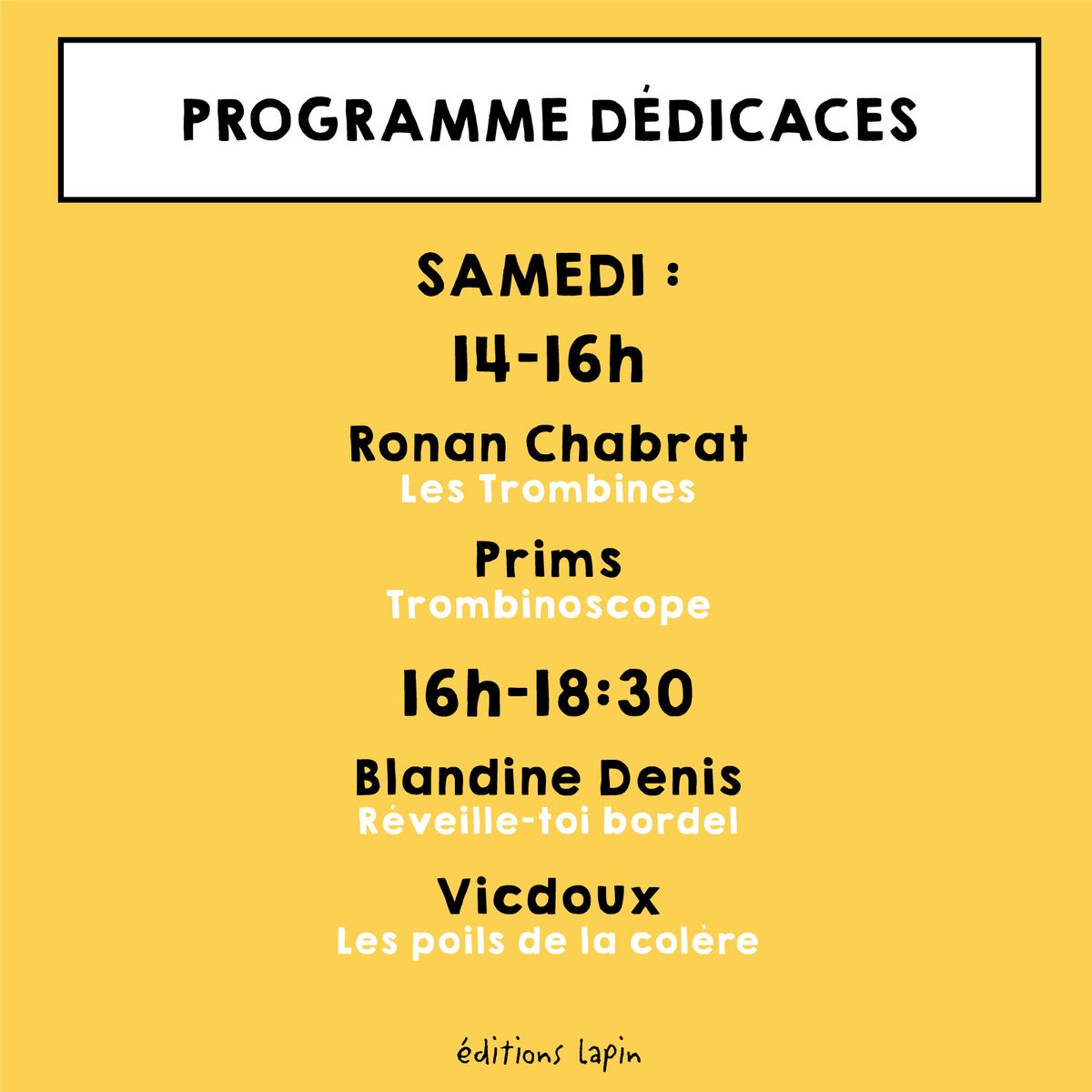 la librairie lapin tweet media