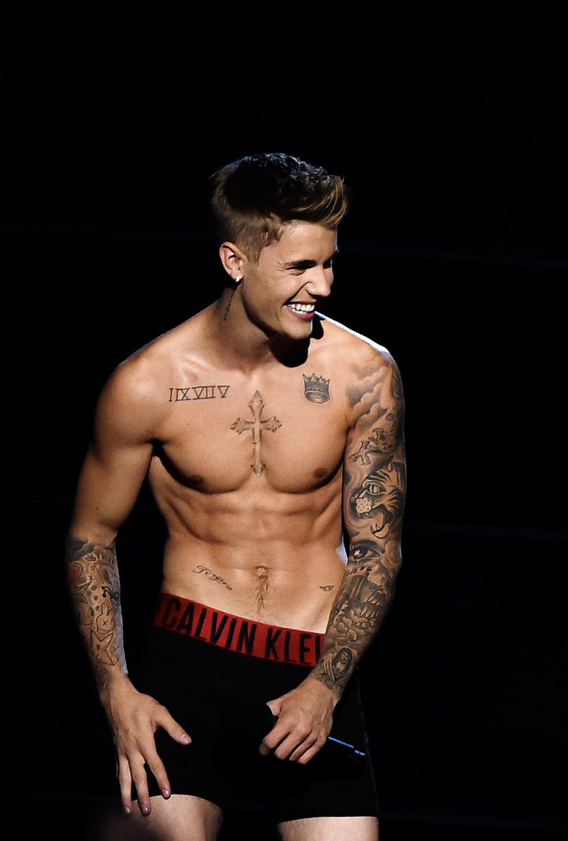 justin bieber for calvin klein (2014.), image size:810x1200