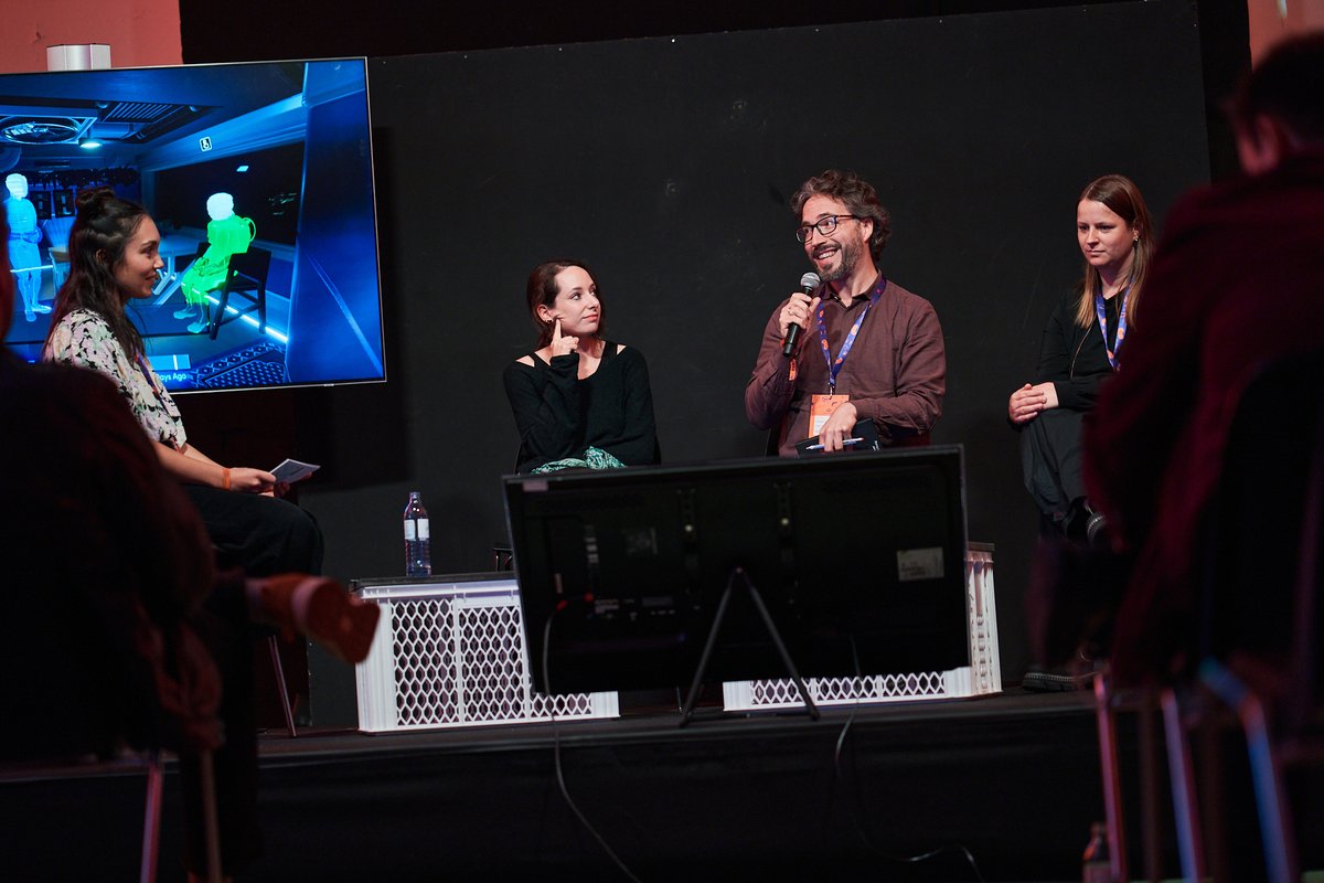 Stiftung Digitale Spielekultur (@digitale_spiele) on Twitter photo One week ago, we took visitors @GamesGroundB’s #ExMachina Stage on a journey to #AI / #Games Utopia and Dystopia – thanks again to all speakers as well as <a href="/medienboard/">Medienboard</a> and the #GamesGround crew for the support! 🎮 🤖 👏
Photos by Julia Merkel, see more: stiftung-digitale-spielekultur.de/en/project/con… One week ago, we took visitors @GamesGroundB’s #ExMachina Stage on a journey to #AI / #Games Utopia and Dystopia – thanks again to all speakers as well as <a href="/medienboard/">Medienboard</a> and the #GamesGround crew for the support! 🎮 🤖 👏
Photos by Julia Merkel, see more: stiftung-digitale-spielekultur.de/en/project/con…