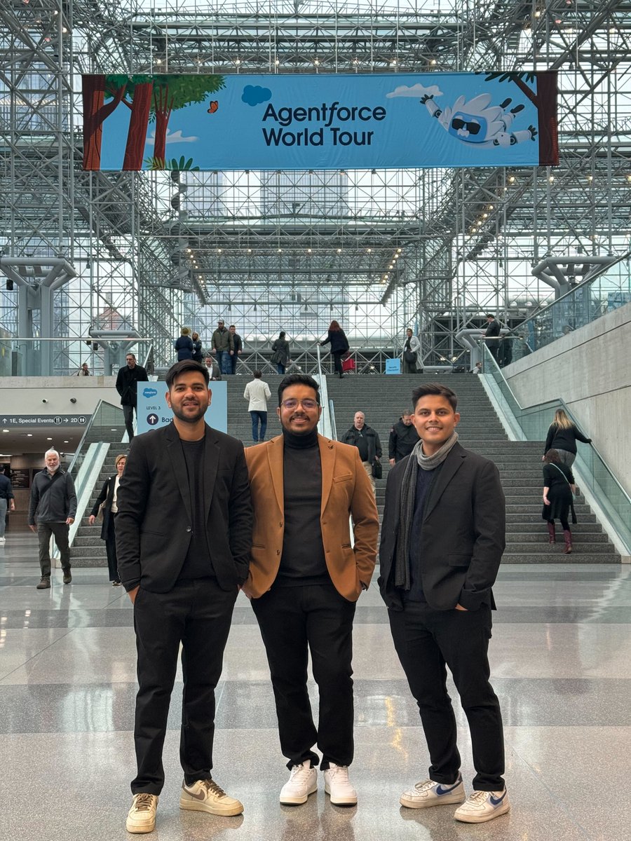 New York, you never disappoint! Thrilled to be part of the #Agentforce World Tour. Every session leaves me more excited about the future of tech. Let's keep pushing boundaries! 
#worldtour #newyork