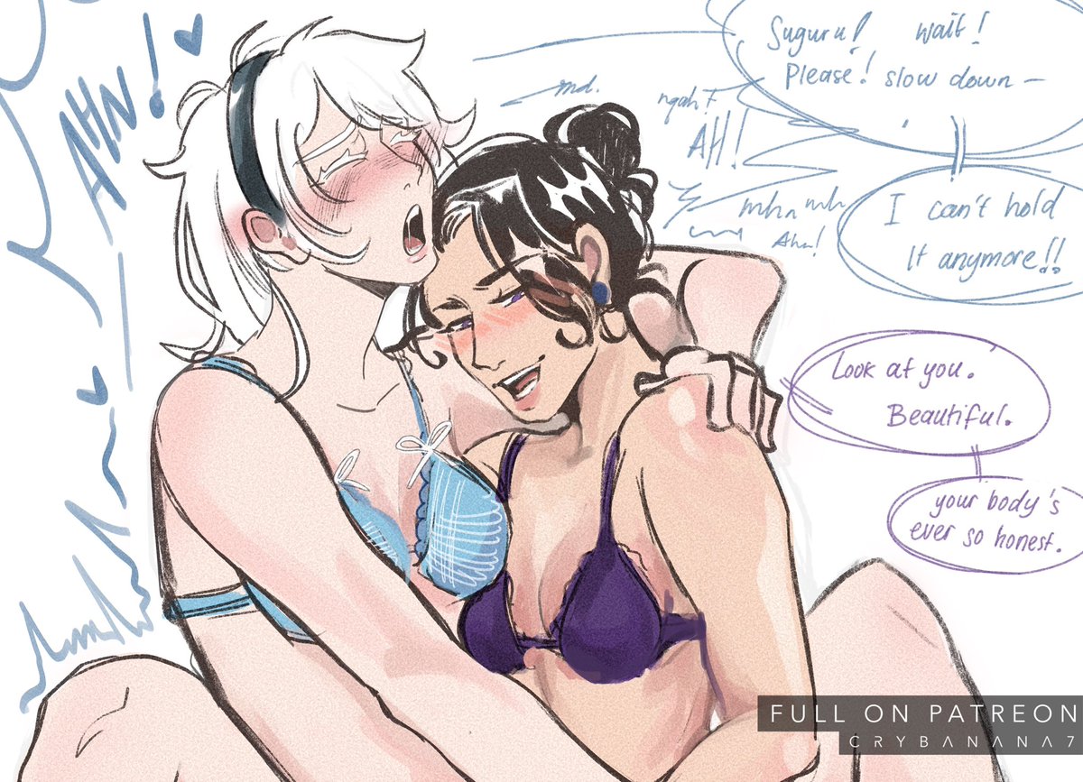 crybanana77's tweet photo. Yuri gego up on ptrn 💜🩵
#satosugu #stsg #gego #夏五 #yuri #rkgk https://t.co/Gw0Tc9mYBQ