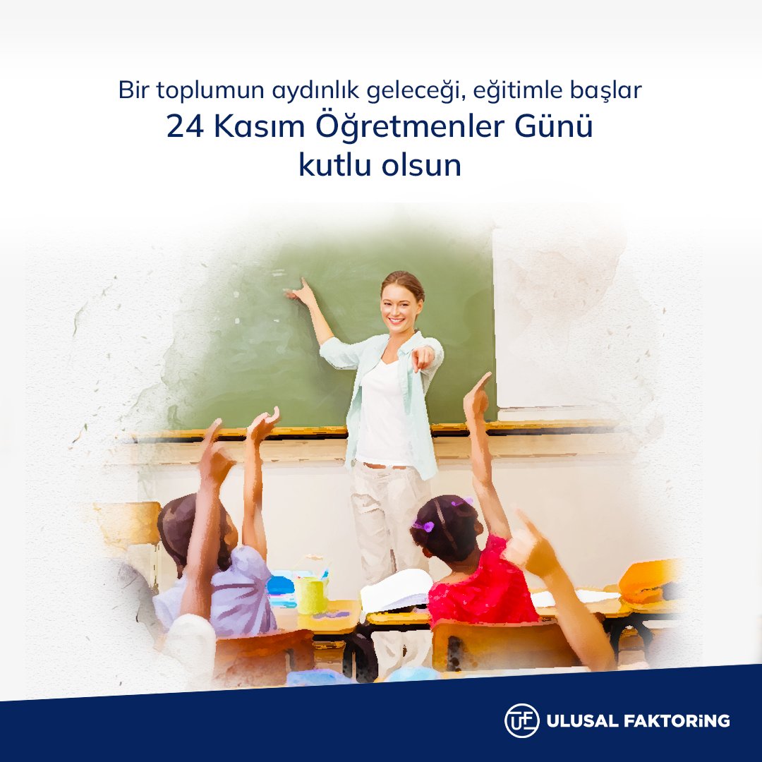 Nice nesiller yetiştiren, özveriyle çalışan ve sevgisiyle sarılan öğretmenlerimizin günü kutlu olsun! Hep birlikte, aydınlık yarınlara…

#UlusalFaktoring #24kasım #öğretmenlergünü