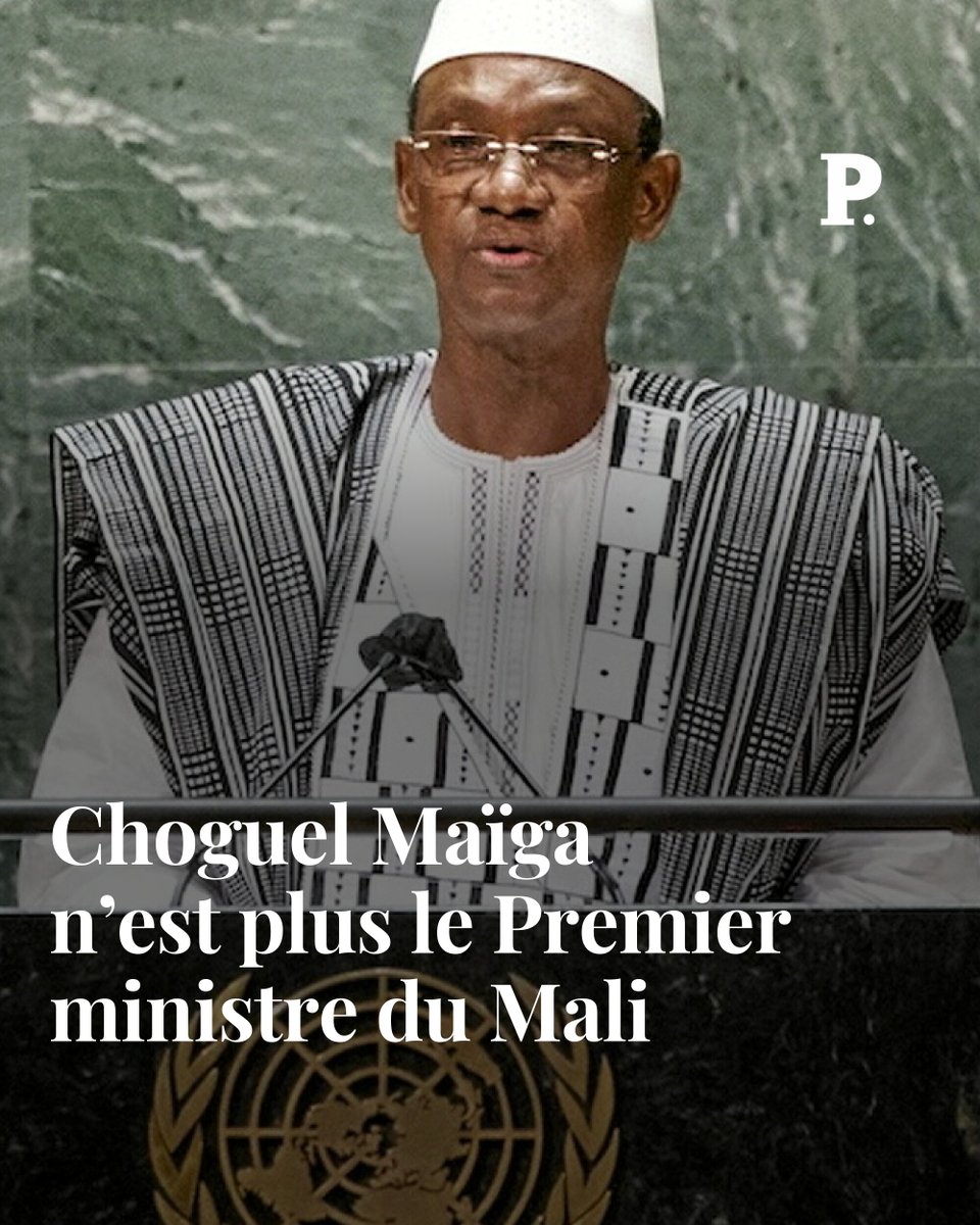 Le Point Afrique (@lepointafrique) on Twitter photo Choguel Maïga n’est plus le Premier ministre du Mali
La junte malienne a limogé mercredi son Premier ministre civil, après des mois de tensions. Une décision qui accentue l’instabilité politique du pays.
➡️ l.lepoint.fr/hHx
Par <a href="/VivianeForson/">Viviane Forson</a> Choguel Maïga n’est plus le Premier ministre du Mali
La junte malienne a limogé mercredi son Premier ministre civil, après des mois de tensions. Une décision qui accentue l’instabilité politique du pays.
➡️ l.lepoint.fr/hHx
Par <a href="/VivianeForson/">Viviane Forson</a>