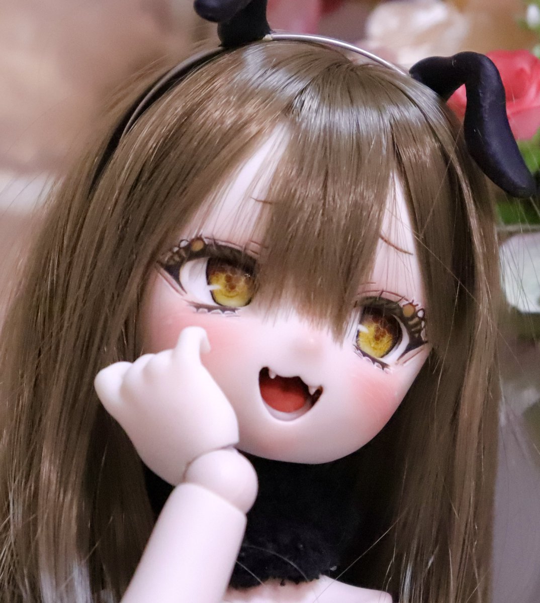 DDH-28 カスタムヘッド(SW肌)＋ディーラー様製アイ＋おまけウィッグ(難