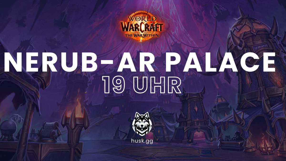 HUSKGGWoW's tweet photo. So es kann heute Abend losgehen! Der Mythic Raid wird um 19 Uhr gestartet 🐺

Wir sind live auf Twitch zu sehen: 
https://t.co/53zFMoJ9Mt
https://t.co/O0OsduT0XI

LETS GO HUSKIES! #HUSKGG https://t.co/pI7FliET6f