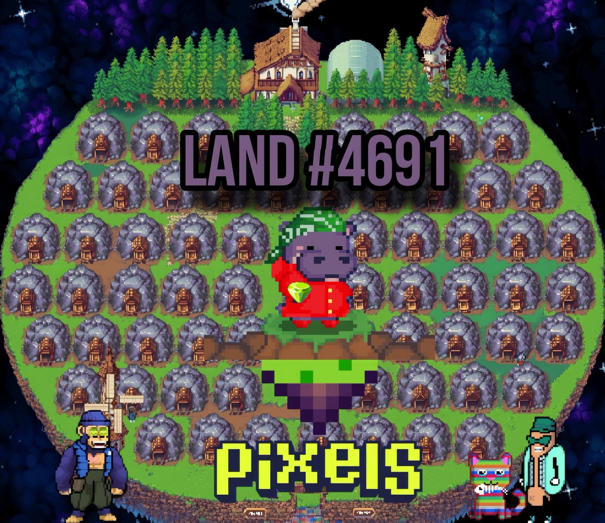 ✨GIVEAWAY TIME✨ 

👨‍🌾1 each for <a href="/pixels_online/">Pixels</a> players 👨‍🌾

To Participate: 
✅FOLLOW: <a href="/margaux_pixels/">Margaux.</a> &amp; <a href="/Ceekayyy_pixels/">Ceekayyy.</a>, <a href="/Deathkillown/">Deathkillown</a>
<a href="/TsukiKNS_PXLS/">Tsukikage no Senshi</a>

💖Like &amp; Retweet. 
🖋Comment &amp; Tag 3 Friends. 

🏆 PRIZES IN 72 HRS 🏆  
🔥1 Pygmy Hippo NFT
💰 2 50k Coins